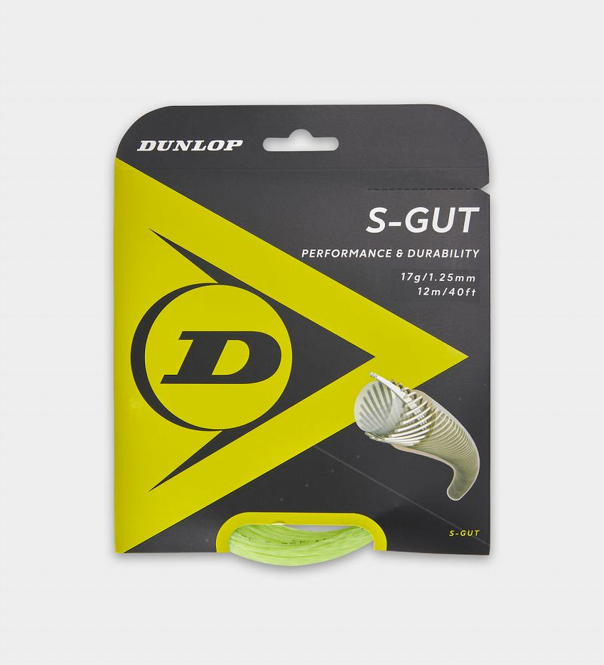 Corda Da Tennis Dunlop S-Gut Rosa – Controllo E Potenza Per Ogni Colpo (1,25mm)