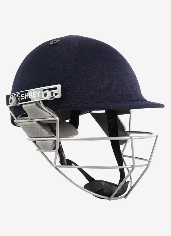 Shrey Star Steel Cricket Helmet - Navy