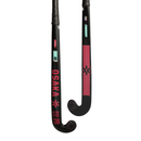 Osaka Vision GF Pro Bow Indoor Hockey Stick 2024 - Black/Red