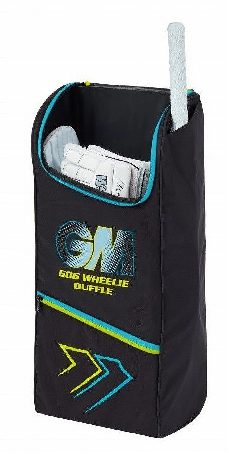 Gunn & Moore 606 Wheelie Duffle Cricket Bag - Black