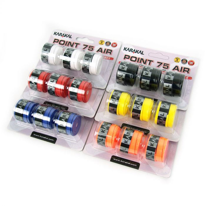 Karakal Point 75 Air Overgrip (3 Pack)