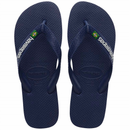 Havaianas Brazil Logo Navy Blue Slip Slops