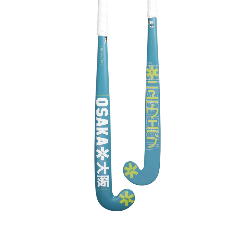 Osaka Mid Bow WD Junior Indoor Hockey Stick - Retro Blue