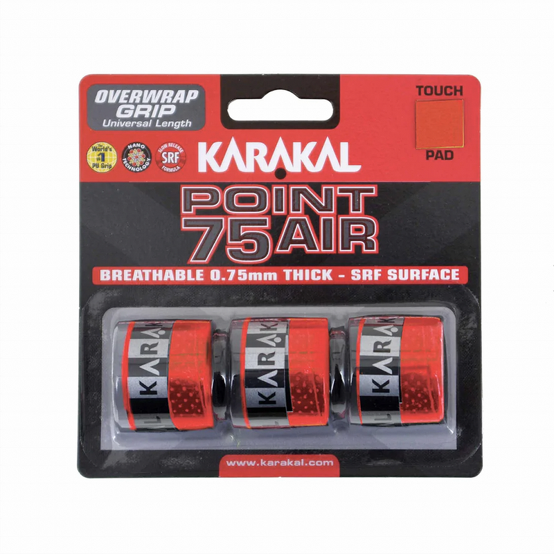 Karakal Point 75 Air Overgrip (3 Pack)