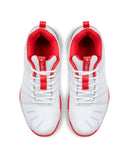 Teuton ST2 Unisex Indoor Court Shoes - Light Grey/Red