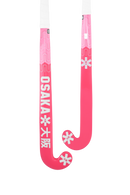 Osaka Pro Bow GF Indoor Hockey Stick - Hot Pink