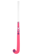 Osaka Mid Bow WD Junior Indoor Hockey Stick - Hot Pink