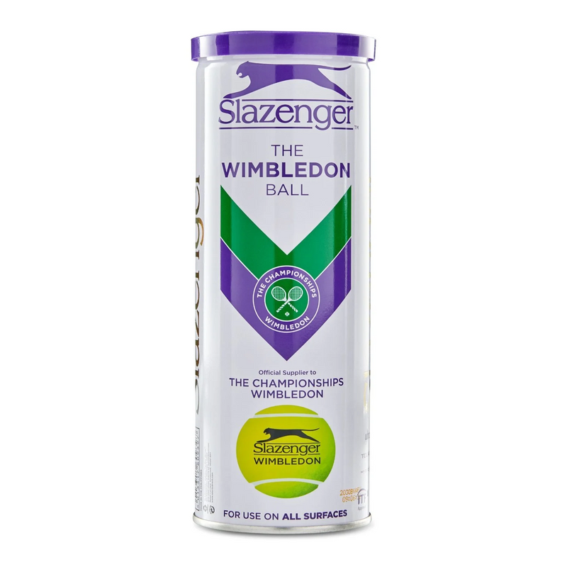 Slazenger Wimbledon Tennis Balls - 3 Ball Can