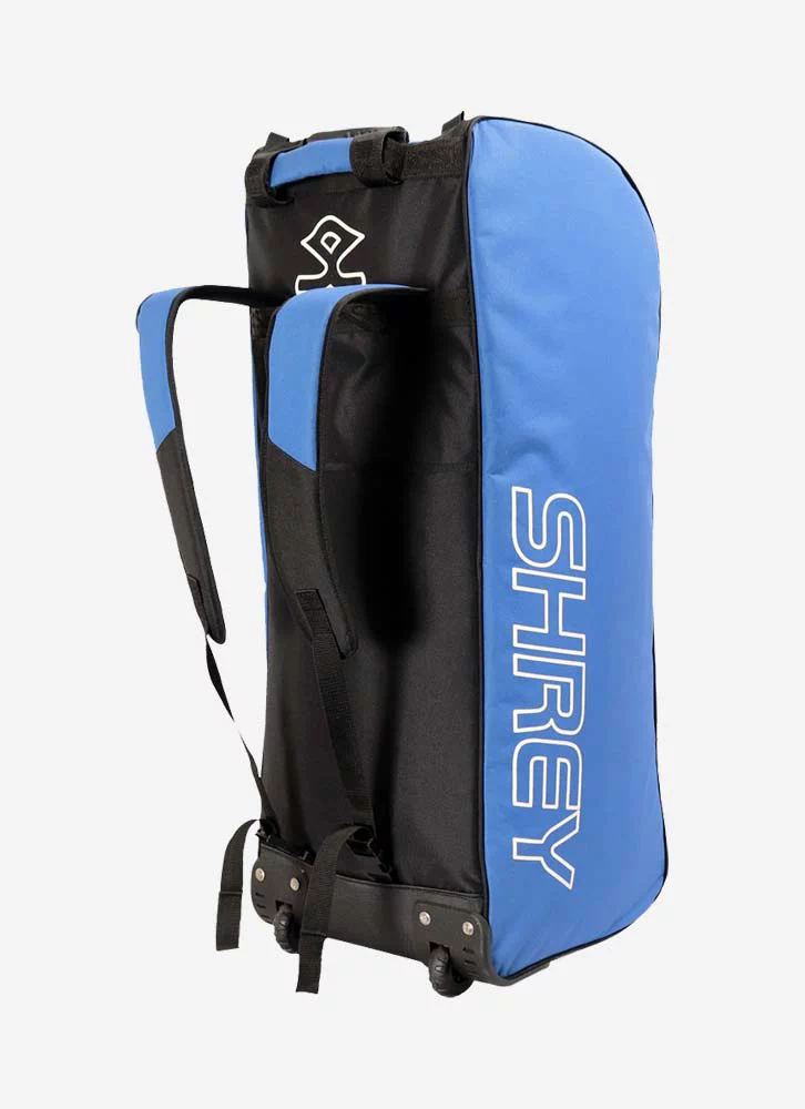Shrey Star Cricket Wheelie/Duffle Bag - Black/Blue