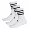 Adidas Crew Socks (White) - 3 Pack (HT3458)