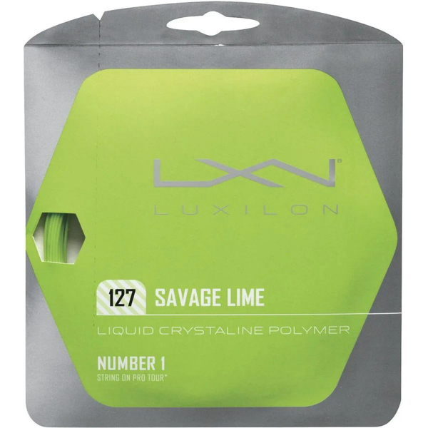 Luxilon Savage Lime Tennis Strings