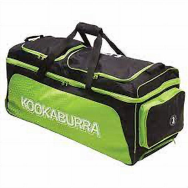 Kookaburra Pro 1.0 Wheelie Cricket Bag (Black/Lime)