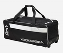 Kookaburra Pro 4.0 Wheelie Cricket Bag (Black/White)