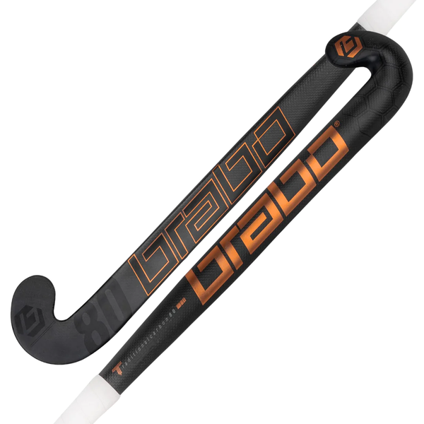 Brabo Traditional Carbon 80 Extra Low Bow DF Hockey Stick 2024