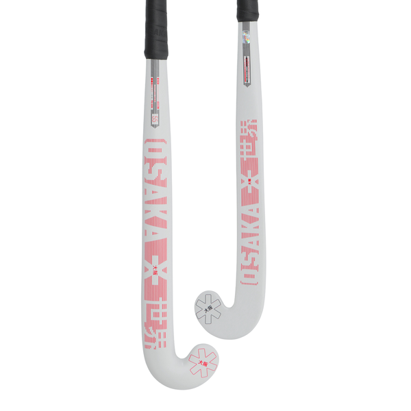 Osaka Vision 55 Pro Bow Hockey Stick 2024 - White/Red